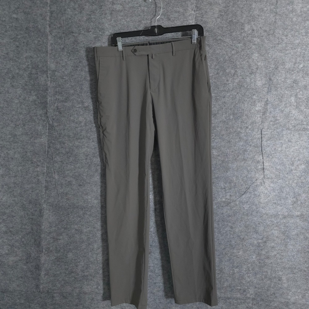 PT01 Pants Stretch Super Slim Fit Cotton Tan Pattern Mens Size 36 x 30 Size‎ 48